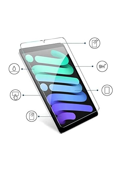 Apple Uyumlu iPad Mini 6 2021 Tablet Temperli Cam Ekran Koruyucu modelleri