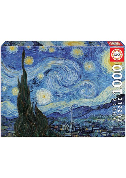 - Yetişkinler Için 1000 Parçalı Yapboz | Yıldızlı Gece, 14 Yaşından Büyük Yetişkinler ve Çocuklar Için 1000 Parça Yapboz, Vincent Van Gogh (19263)