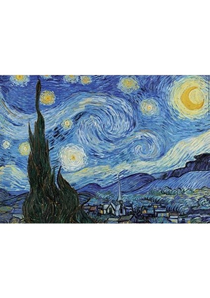 - Yetişkinler Için 1000 Parçalı Yapboz | Yıldızlı Gece, 14 Yaşından Büyük Yetişkinler ve Çocuklar Için 1000 Parça Yapboz, Vincent Van Gogh (19263)