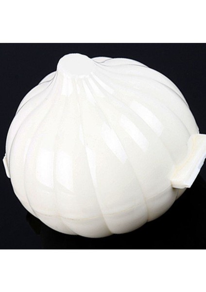 Dekoratif Mini Sarımsak Saklama Kabı, Hava ve Nem Koruyucu, Kilitli ve Şık Tasarım