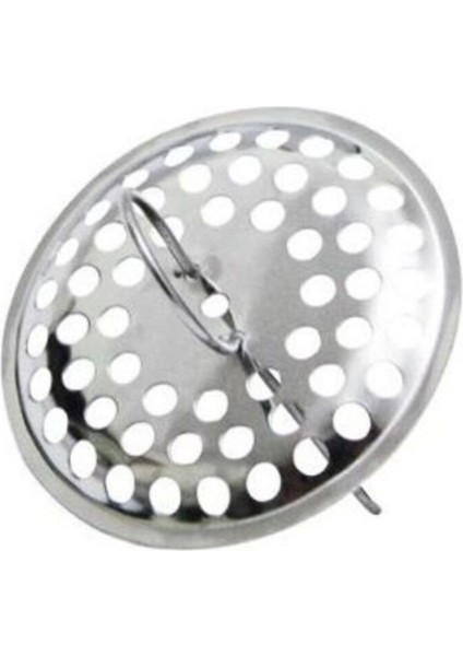 Beyaz Metal Lavabo Süzgeci, Pratik ve Dayanıklı Tasarım