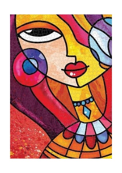 Puzzle 1500 Parça Mini Süslü Kız modelleri
