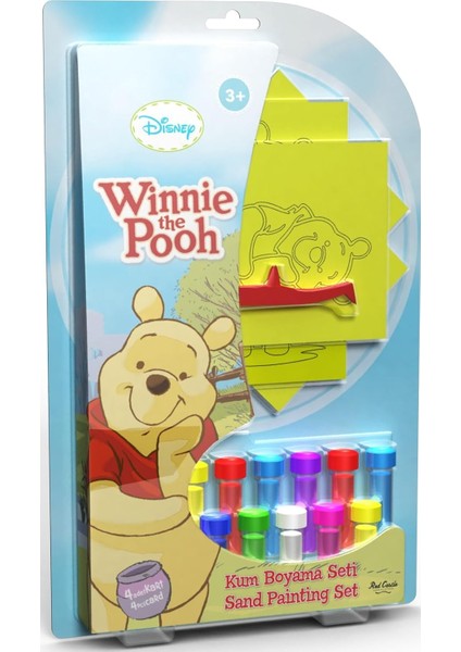 Castle Eğitici ve Eğlenceli Winnie The Pooh Kum Boyama Seti- Fm-25