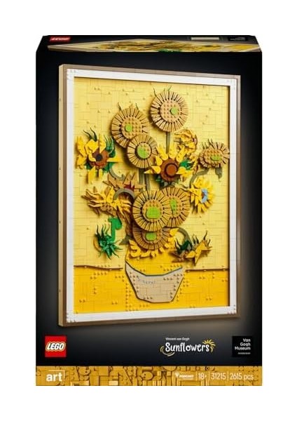 Art Vincent Van Gogh - Ayçiçekleri 31215 - Yetişkinler Için Ayarlanabilir Taç Yaprakları Içeren Yaratıcı Dekoratif Model Yapım Seti, Sanatsever Kadınlar ve Erkekler Için Hediye Fikri (2615 Parça) fiyatları