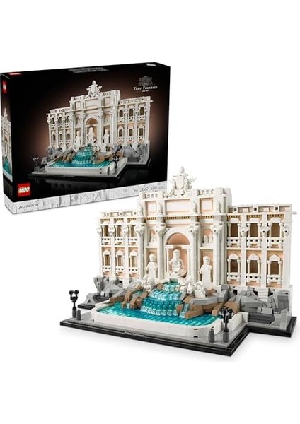 Architecture Trevi Çeşmesi 21062 - Yetişkin Kadın ve Erkekler Için Palazzo Poli ile Okeonos, Sağlık ve Bereket Heykel Minifigürleri Içeren Koleksiyonluk Seyahat Hatırası Yapım Seti (1880 Parça) fiyatları