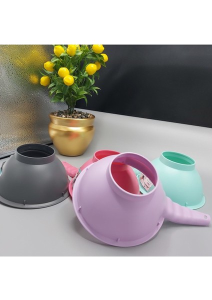 Çok Renkli Saplı Kavanoz Hunisi, Şık ve Kullanışlı Ev Aksesuarı