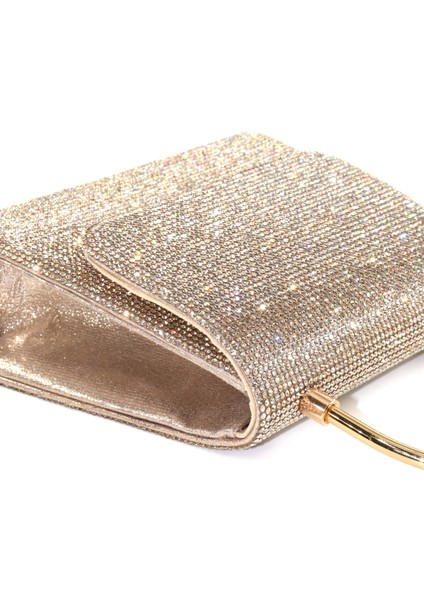 Gold Taşlı Abiye çanta. Altın Kadın Abiye Çanta. Gold Abiye Çanta. Davet Gece Clutch Çanta.