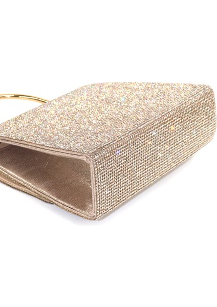 Gold Taşlı Abiye çanta. Altın Kadın Abiye Çanta. Gold Abiye Çanta. Davet Gece Clutch Çanta.