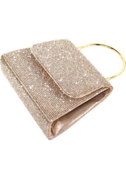 Gold Taşlı Abiye çanta. Altın Kadın Abiye Çanta. Gold Abiye Çanta. Davet Gece Clutch Çanta.