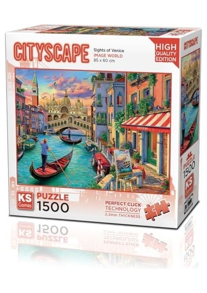 - Sights Of Venice 1500 Parça Puzzle -Ks Puzzle fiyatları