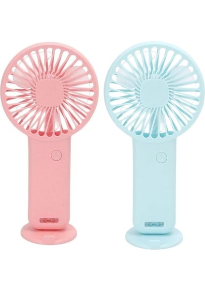 Adet Mini Fan,telefon Tutucu,portatif El Vantilatörü Pembe,mavi 9,3X19CM