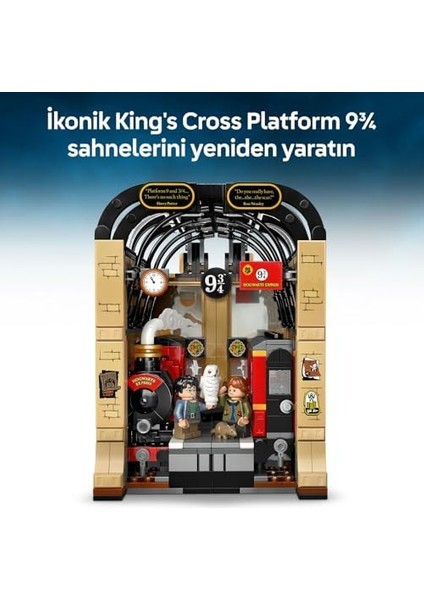 Harry Potter Kitaplık Dekoru: Hogwarts Ekspresi 76450-10 Yaş ve Üzeri Harry Potter Hayranı Çocuklar Için Yaratıcı Sergilenebilir Oyuncak Yapım Seti, Doğum Günü Hediyesi (832 Parça) fiyatları