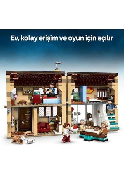Harry Potter Privet Drive: Marge Hala Nın Ziyareti 76451-8 Yaş ve Üzeri Çocuklar Için Sergilenebilir Koleksiyonluk Yaratıcı Oyuncak Yapım Seti, Doğum Günü Hediyesi (639 Parça) fiyatları