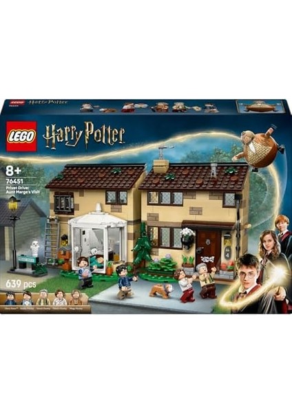 Harry Potter Privet Drive: Marge Hala Nın Ziyareti 76451-8 Yaş ve Üzeri Çocuklar Için Sergilenebilir Koleksiyonluk Yaratıcı Oyuncak Yapım Seti, Doğum Günü Hediyesi (639 Parça) modelleri