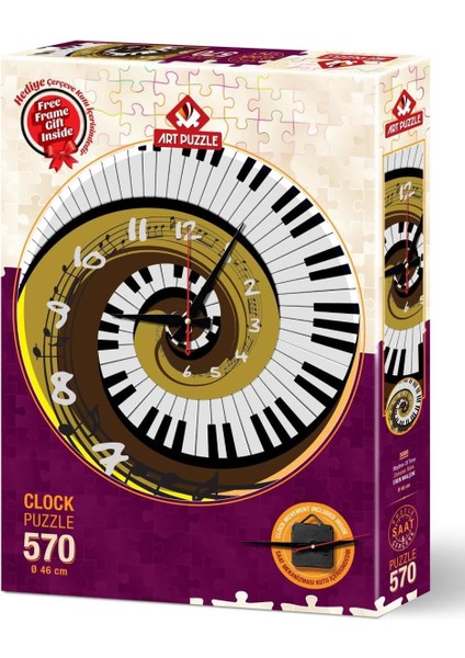 Puzzle Zamanın Ritmi 570 Parça Saat Puzzle