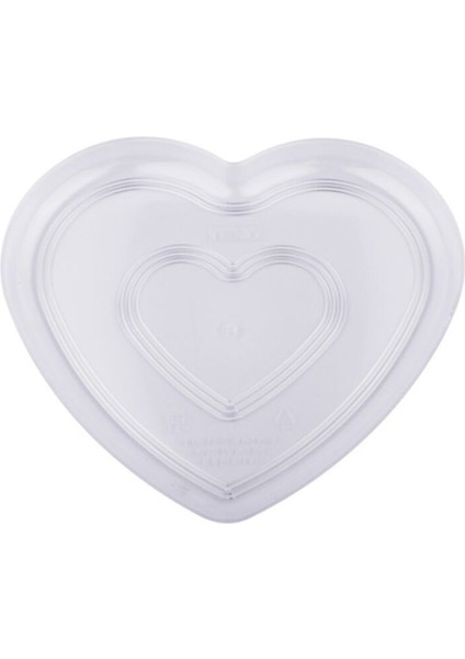 Şeffaf Kalp Pe Plastik Tepsi 500G, 10 Adet, Hacimli ve Dayanıklı, Ideal Kullanım Sağlar fiyatları