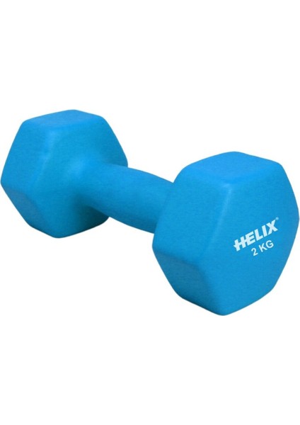 Renkli Neopren Dambıl 2 Kg, Sağlıklı ve Eğlenceli Spor Malzemesi