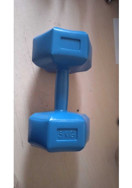 Mavi 6 kg Dambıl Ağırlık, Içi Demir Tozlu, Küçük Hacimli, Tek Parça fiyatları