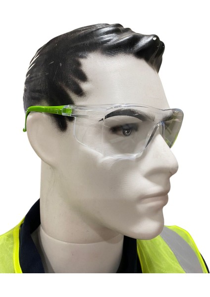 Şeffaf Iş Gözlüğü Paket 12'li, Güvenli ve Rahat Koruma Seti