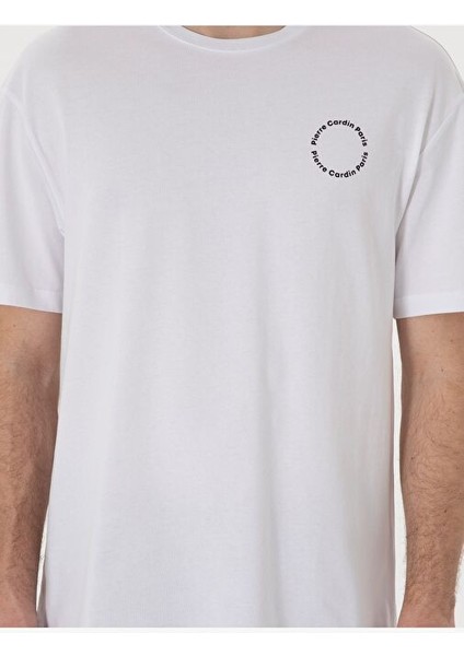Beyaz Comfort Fit Tişört