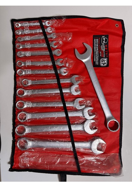 New Kombine Anahtar Seti 14 Parça NPP014 Model U.s.a Vanedıum Krom Yüksek,güçlü Kalite