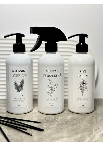 Beyaz Sıvı Temizleyici, Mutfak Sabunu, 500 Ml, Düzenleyici, Parlak ve Ferah Alan