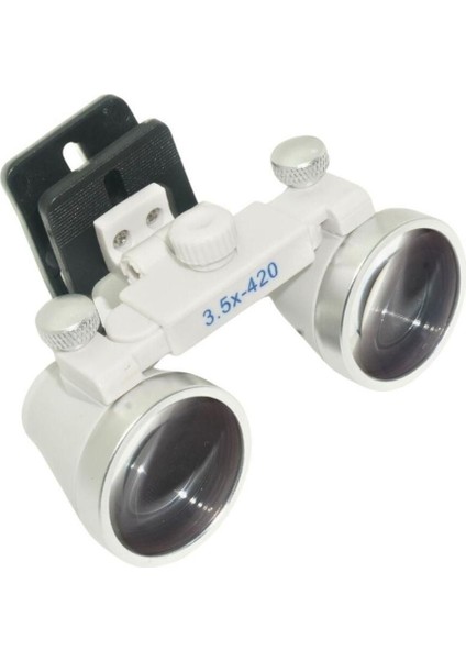 3.5X420 Büyüteç Gözlük Klipli, Tüm Gözlüklere Uyumlu, Değişken Pupil Mesafeli