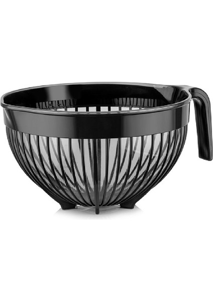 3000 ml Kaydırmaz Tabanlı Kulplu Mikser Kabı, Dayanıklı ve Kullanışlı.