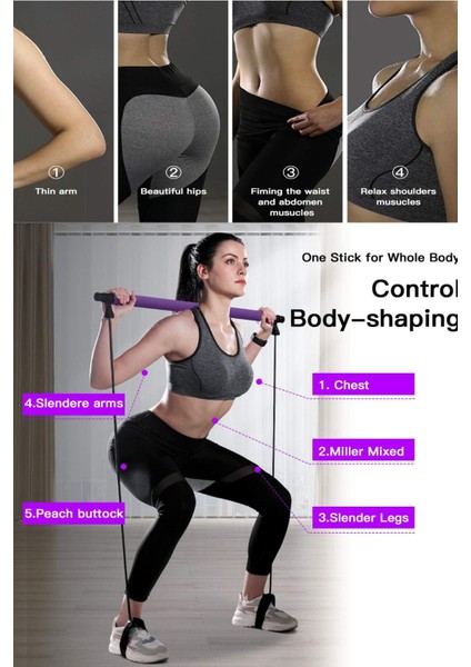 Mor Pilates Çubuğu ile Evde Spor ve Egzersiz Keyfi indirimleri