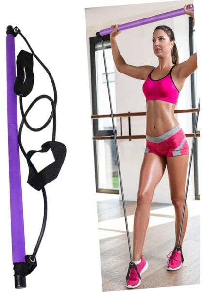 Mor Pilates Çubuğu ile Evde Spor ve Egzersiz Keyfi