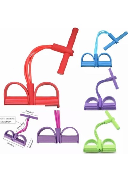 Mavi Renkli Çok Fonksiyonlu Egzersiz Direnç Yayı Spor Aleti fiyatları