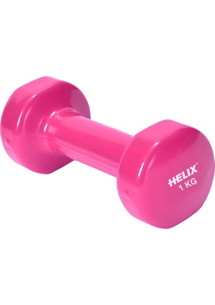 Pembe Pvc Dambıl Seti 1 Kg, Sağlıklı ve Şık Ev Egzersiz Aleti