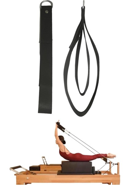 Siyah Pilates Elcik Çift, Reformer ve Yoga Egzersizleri Için Uygun