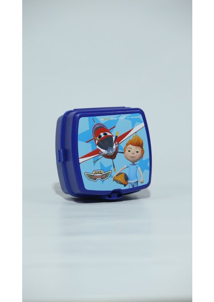 Lacivert Çocuk Beslenme Kabı, Aslan ve Hürkuş Tasarımı, Sağlıklı ve Eğlenceli Kullanım fiyatları