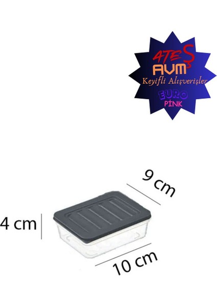 Renkli 6'lı 250 ml Saklama Kabı, Buzdolabı Organizeri, Çok Amaçlı ve Şık Tasarım modelleri