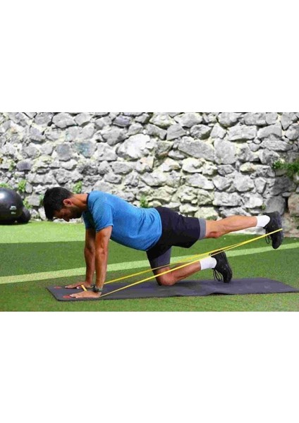 Sarı Güç Bandı, Hafif ve Dayanıklı Spor Ekipmanı, Kolay Taşıma ve Kullanım Sağlar. fırsatları