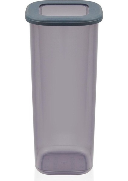 Geniş Kapasiteli Kare Saklama Kabı, 1750 Ml, Gri Renkli, Dayanıklı ve Pratik Kullanım fiyatları