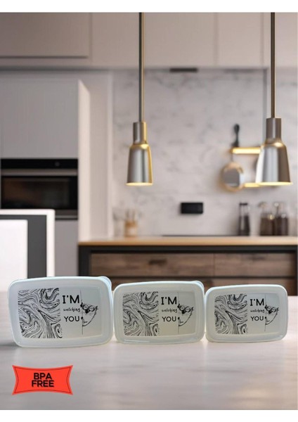 3'lü Iç Içe Saklama Kabı Seti, Beyaz, Yer Kaplamaz, Pratik ve Şık Tasarım modelleri