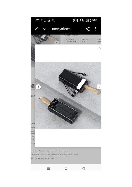 LKB46 30000 Mah 4xusb Lcd, Kamp Işıklı Dahili Usb, Lightning Type-C, Güneş Enerjili Powerbank Lkp-46