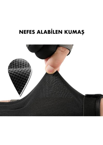 Nefes Alan, Iki Parmak Kesik Outdoor Spor Eldiveni, Mavi Renkli, Rahat Kullanım Sağlar. modelleri