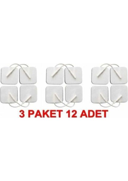 12 Adet Beyaz Tens Pedi, Güvenli ve Rahat Kullanım Için Ideal Seçim