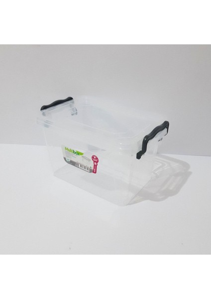 Turuncu Şeffaf Saklama Kabı, Dayanıklı ve Pratik Mutfak Ürünü