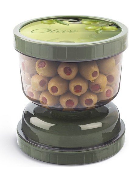 Zeytin ve Turşu Temalı Şık Kum Saati, Dekoratif Kullanım Için Ideal