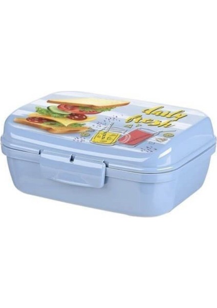 Mavi 1000 ml Günlük Beslenme Kutusu, Sağlıklı ve Şık Saklama Çözümü