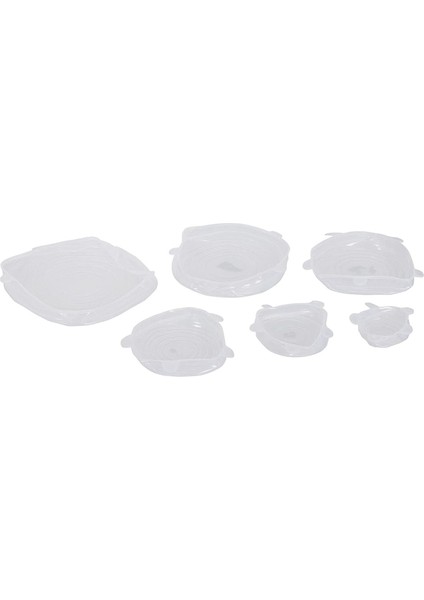 Renkli 6'lı Silikon Kapak Seti, Pratik ve Şık Mutfak Çözümü