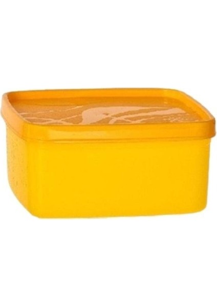 Kare Derin Dondurucu Saklama Kabı, 650 Ml, Sığ, Sarı