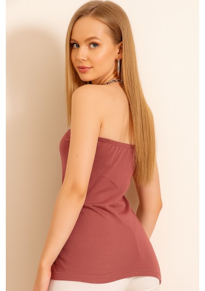 Pamuk Straplez Bluz fırsatları