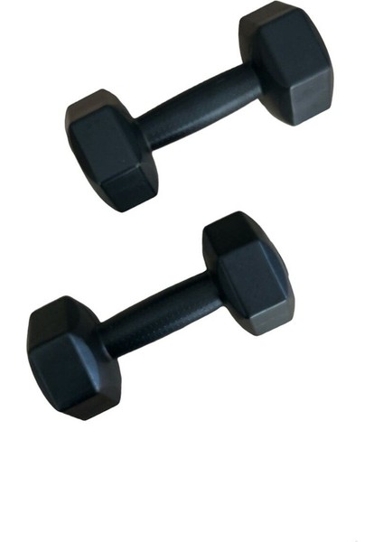 4 kg x 2 Adet Köşeli Plastik Dambıl Ağırlık Seti, Siyah, Ekonomik ve Hafifliğin Keyfi fırsatları