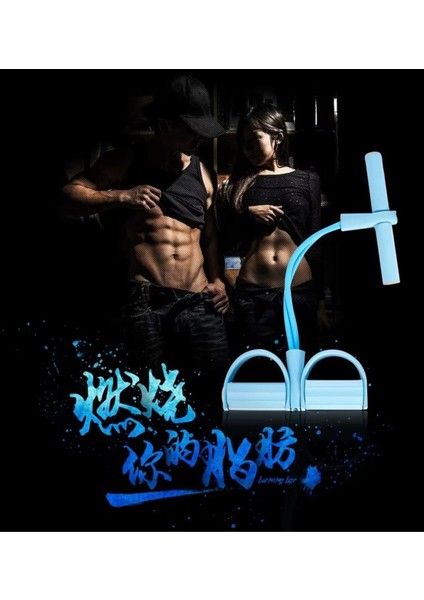 Vücut Şekillendirme Seti, Mekik Aleti ve Kondisyon Küreği, Mavi Renk modelleri