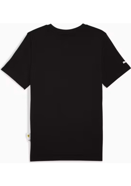 632785-01 Ferrari Tonal Shield Tee Tişört Erkek T-Shirt fiyatları